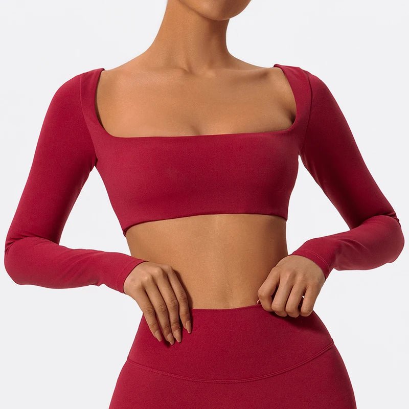 Long sleeved fitness T-shirt - Gym Gear Express