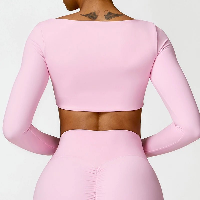 Long sleeved fitness T-shirt - Gym Gear Express