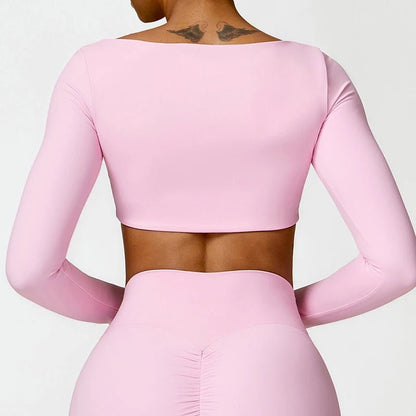 Long sleeved fitness T-shirt - Gym Gear Express