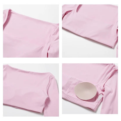 Long sleeved fitness T-shirt - Gym Gear Express